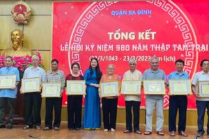 Quận Ba Đình tổng kết công tác tổ chức Lễ hội kỷ niệm 980 năm Thập Tam Trại 