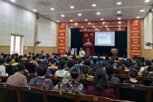 Long Biên tổ chức tuyên truyền phòng, chống bạo lực giới, bạo lực gia đình cho hội viên phụ nữ