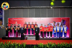 Karate Việt Nam giành Huy chương vàng đối kháng đồng đội nữ châu Á