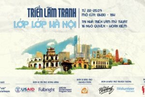 Triển lãm tranh “Lớp lớp Hà Nội” – sự sáng tạo từ vải vụn