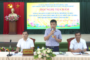 Huyện Đông Anh: Tọa đàm nâng cao chất lượng xây dựng mô hình Gia đình Văn hóa, Làng Văn hóa, Tổ dân phố Văn hóa…năm 2023