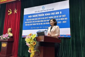 Phối hợp thực hiện công tác gia đình và các nhiệm vụ thuộc Dự án 8