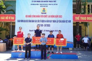 Hội khỏe Công nhân, viên chức, lao động huyện Thạch Thất năm 2023