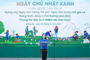 Tuổi trẻ Đống Đa đồng loạt ra quân ngày chủ nhật Xanh lần thứ 3 năm 2023