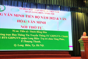Long Biên tổ chức Hội nghị tuyên truyền thực hiện tang văn minh tiến bộ.