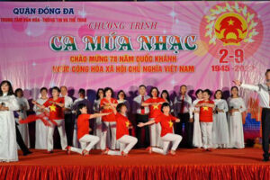 Quận Đống Đa tổ chức thành công Chương trình nghệ thuật chào mừng kỷ niệm 78 năm Quốc khánh 2/9