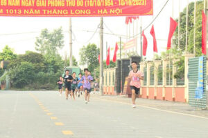 Chung kết Giải chạy việt dã tranh cúp Hai Bà Trưng huyện Phúc Thọ lần thứ XIII năm 2023