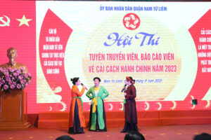 Hội thi tuyên truyền viên, báo cáo viên về Cải cách hành chính quận Nam Từ Liêm năm 2023