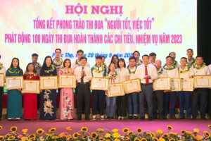 Phúc Thọ tổng kết phong trào thi đua “Người tốt, việc tốt” năm 2023