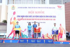 Quận Ba Đình đẩy mạnh phong trào thể dục thể thao trong công nhân viên chức lao động