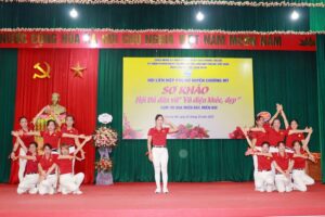 Hội thi “Vũ điệu khỏe, đẹp” Cụm miền Bùi và Cụm miền Đáy (huyện Chương Mỹ)