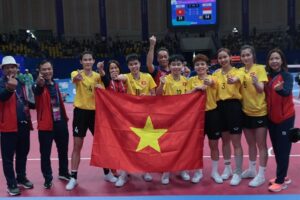 Cầu mây nữ Việt Nam giành HCV tại ASIAD 19
