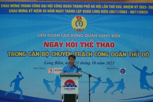 Long Biên tổ chức “Ngày hội thể thao trong cán bộ chuyên trách Công đoàn Thủ đô”