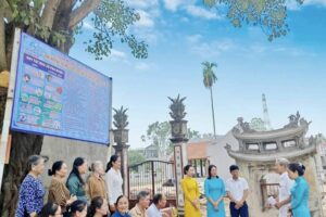Ra mắt mô hình di tích lịch sử kiểu mẫu tại Đình Phú Nhi, thị xã Sơn Tây
