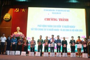 Thị xã Sơn Tây: Nhiều hoạt động trong tháng cao điểm “Vì người nghèo” năm 2023 