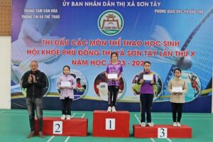 Giải bóng bàn học sinh thị xã Sơn Tây
