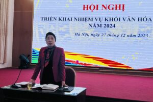 Hội nghị triển khai nhiệm vụ khối văn hóa cơ sở năm 2024