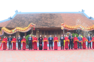 Huyện Ứng Hòa khánh thành và bàn giao công trình tu bổ, tôn tạo di tích đình Hòa Xá
