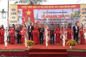 Khánh thành công trình tu bổ, tôn tạo di tích Quốc gia Đình Cam Đà (Ba Vì)