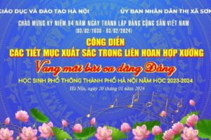 Sơn Tây tổ chức công diễn các tiết mục xuất sắc trong Liên hoan hợp xướng học sinh phổ thông thành phố Hà Nội