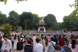 Di tích Văn Miếu – Quốc Tử Giám đón 9 vạn khách du lịch trong dịp Tết Nguyên đán