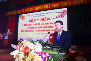 Huyện Hoài Đức tổ chức kỷ niệm 1.480 năm Lý Nam Đế lên ngôi Hoàng đế và thành lập nước Vạn Xuân