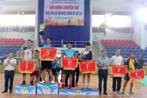 Giải Bóng chuyền hơi mừng Xuân Giáp Thìn huyện Chương Mỹ năm 2024