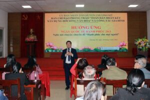Huyện Chương Mỹ tổ chức nghe nói chuyện chuyên đề “Hạnh phúc cho mọi người”