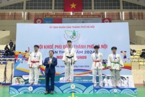 Hoài Đức đạt giải Nhất toàn đoàn môn Teakwondo Hội khỏe Phù Đổng thành phố Hà Nội lần thứ X