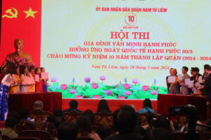 Hội thi “ Gia đình văn minh, hạnh phúc” quận Nam Từ Liêm năm 2024