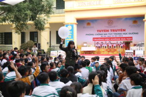 Hơn 500 học sinh được tuyên truyền phòng, chống ma túy  trong học đường