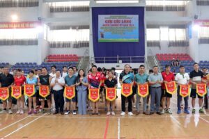 192 vận động viên tham gia Giải Cầu lông huyện Chương Mỹ 2024