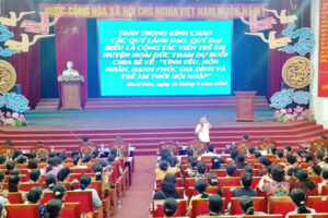 Huyện Hoài Đức tổ chức tập huấn công tác bảo vệ chăm sóc trẻ em năm 2024
