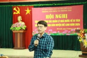Mê Linh tổ chức tập huấn nghiệp vụ công tác quản lý nhà nước về di tích và lễ hội năm 2024