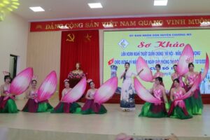 Sơ khảo Liên hoan nghệ thuật quần chúng Cụm số 1, huyện Chương Mỹ năm 2024