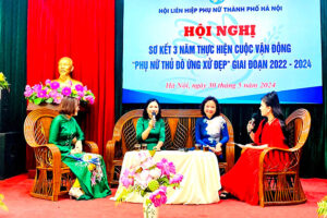 Phụ nữ Thủ đô với nhiều mô hình ứng xử đẹp