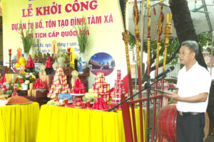 Khởi công Dự án tu bổ, tôn tạo đình Tàm Xá
