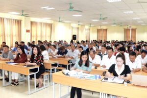 Tập huấn công tác xây dựng, thực hiện hương ước, quy ước có nội dung về phòng, chống tác hại của thuốc lá cho cán bộ văn hóa cơ sở