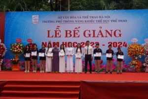 Trường Phổ thông Năng khiếu TDTT Hà Nội bế giảng năm học 2023-2024
