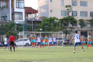 Khai mạc Giải bóng đá nam thanh niên huyện Ba Vì năm 2024