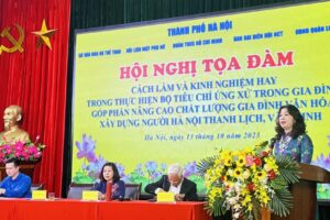 Nhiều mô hình, cách làm hay trong triển khai Bộ tiêu chí ứng xử trong gia đình