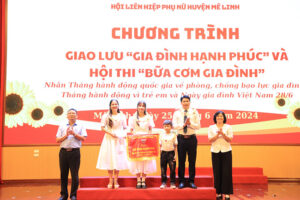 Mê Linh tổ chức giao lưu “Gia đình hạnh phúc”