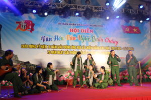 Huyện Ứng Hòa tổ chức Hội diễn văn nghệ quần chúng chào mừng kỷ niệm 70 năm giải phóng Thủ đô