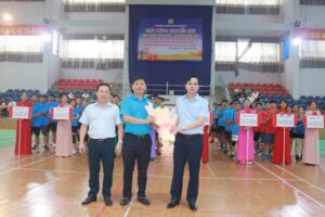 Sôi nổi Giải Bóng chuyền hơi Công nhân, viên chức, lao động huyện Chương Mỹ năm 2024