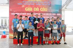 Giải đá cầu thị xã Sơn Tây