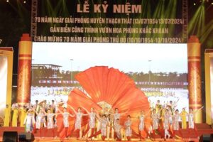 Mãn nhãn Chương trình nghệ thuật “Thạch Thất – Hào khí anh hùng”