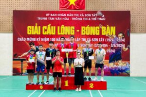 Giải Cầu lông thị xã Sơn Tây năm 2024