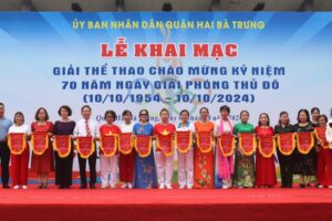 Quận Hai Bà Trưng khai mạc Giải các môn thể thao chào mừng kỷ niệm 70 năm Ngày Giải phóng Thủ đô