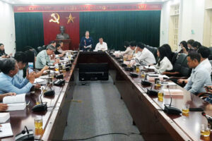 Thường trực Đảng uỷ khối các cơ quan Thành phố làm việc với Sở Văn hoá và Thể thao về công tác phát triển Đảng