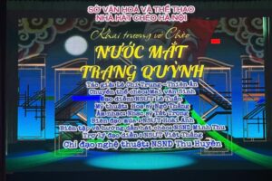 Nhà hát Chèo Hà Nội khai trương vở mới: Nước  mắt Trạng Quỳnh